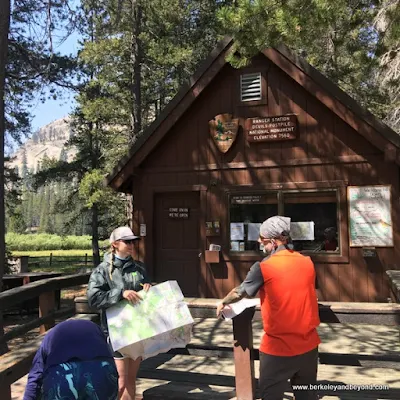 ranger station cabin at Devils Postpile National Monument in Mammoth Lakes, California