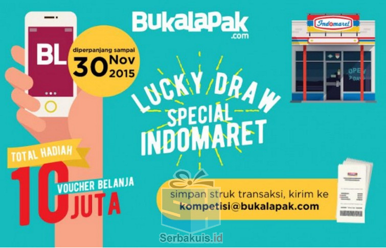 Lucky Draw Special Indomaret Bukalapak