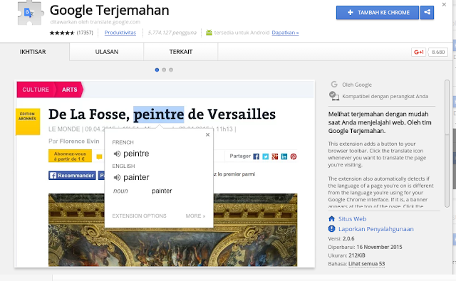 Google Translate Extensions