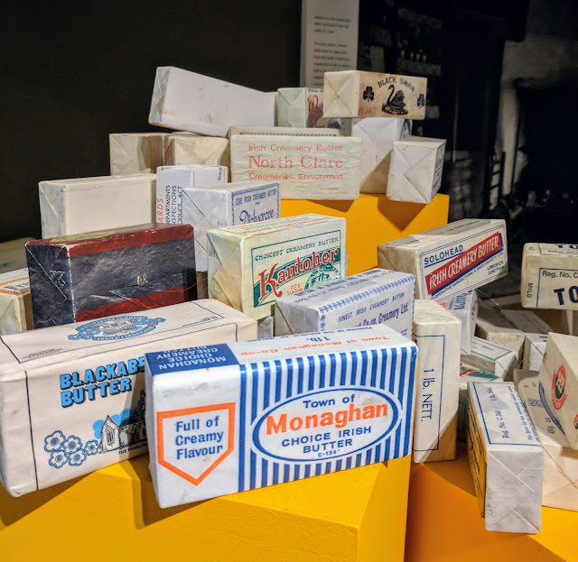 Things to Do in Cork City: Historic butter wrappers at the Butter Museum