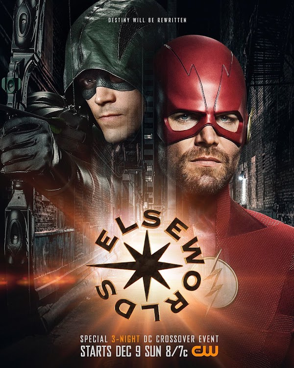 Primer y asombroso póster de 'Elsewords', el 'crossover' de 'Arrow' y 'The Flash'