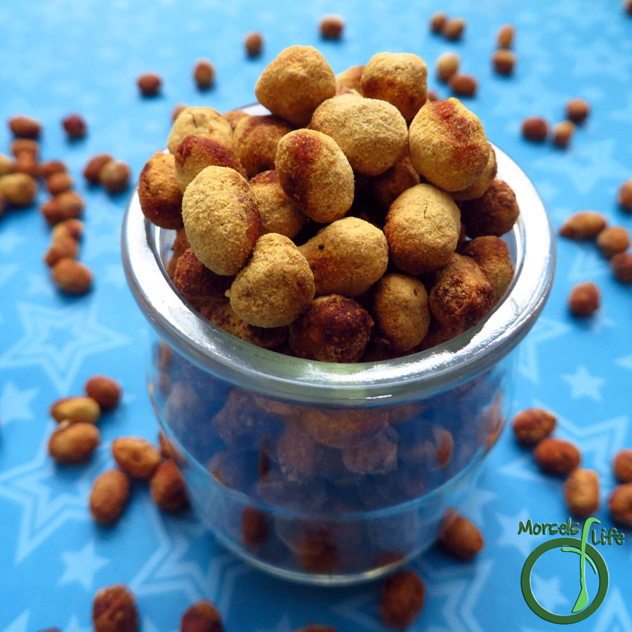 Morsels of Life - Soy Nuts - Crispy, crunchy soy nuts coated with a flavorful (vegan) cheesy topping.