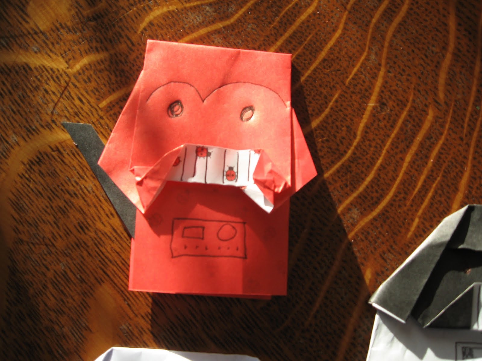 Almost Unschoolers Darth Paper Strikes Back The Return of Origami