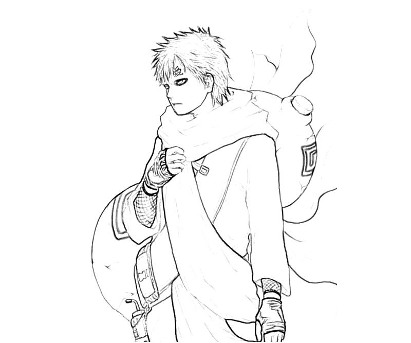 gaara coloring pages - photo #22