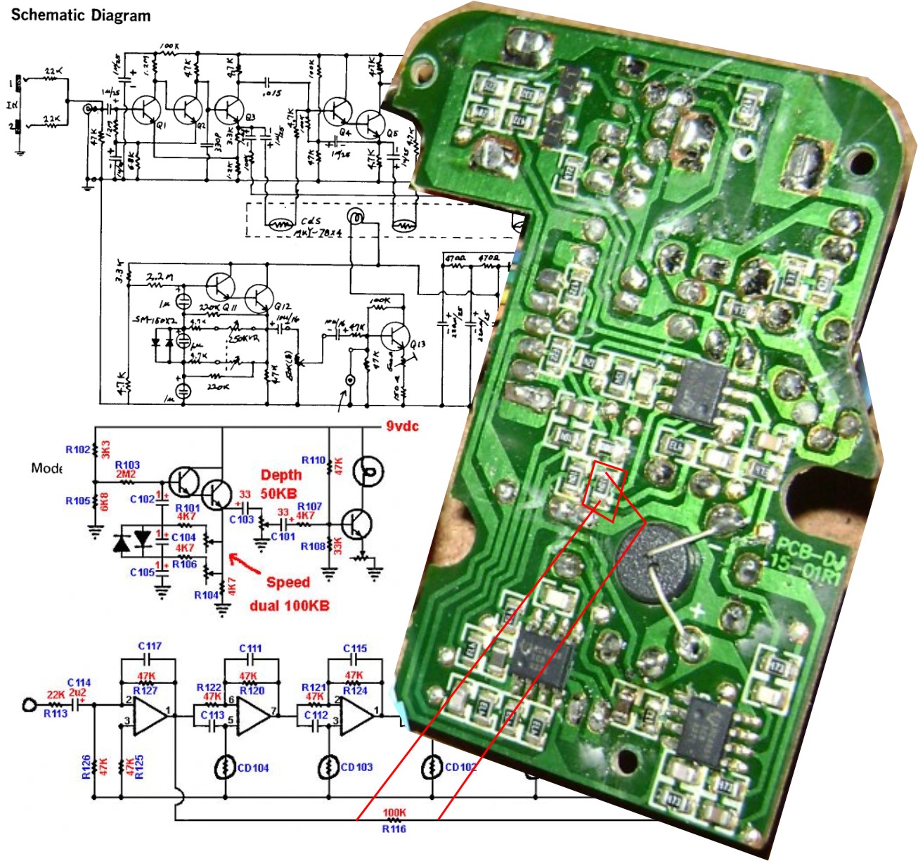 Danelectro Chicken Salad Schematic