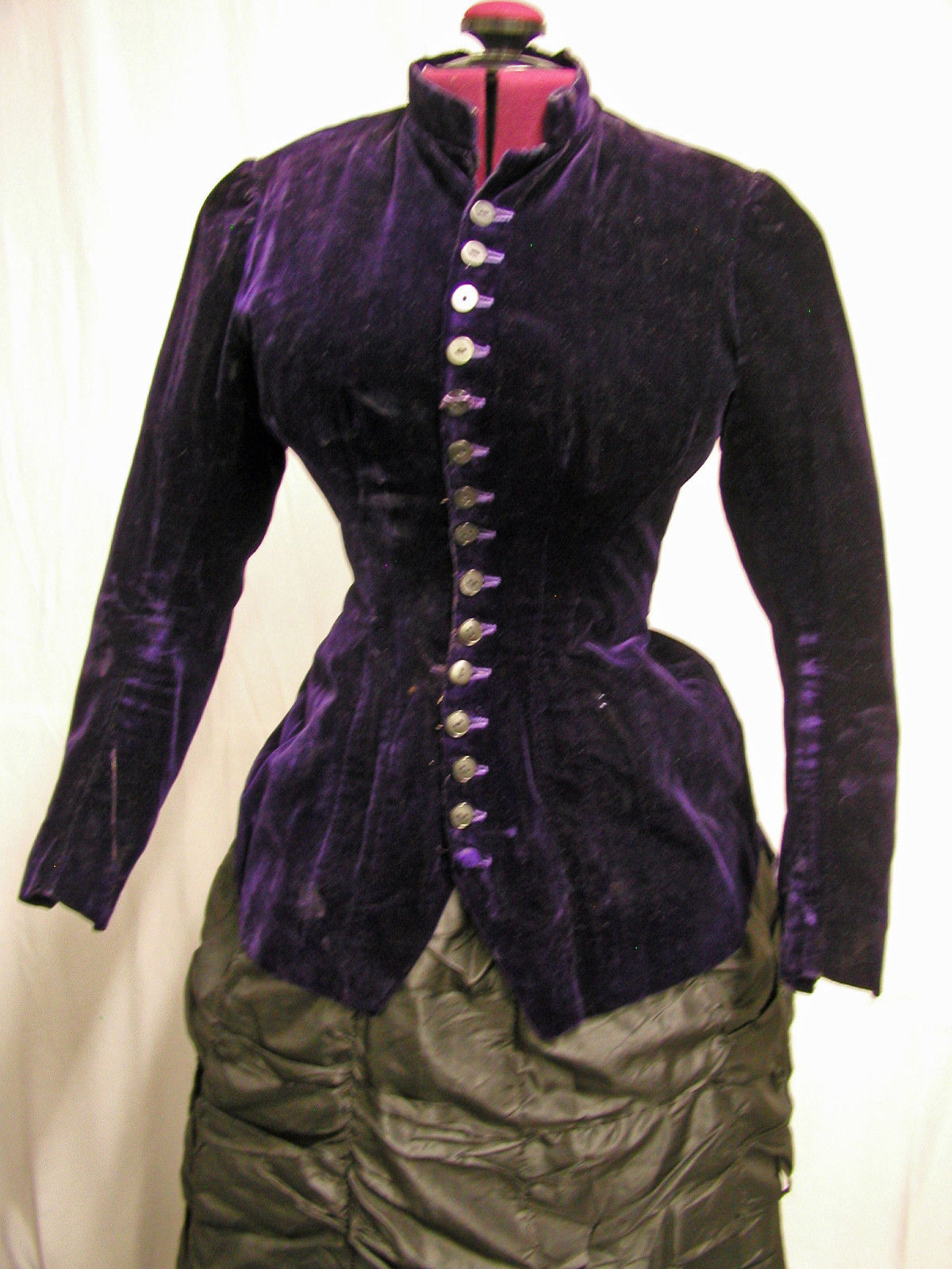 All The Pretty Dresses: Purple Velvet Natural Form Era Dress
