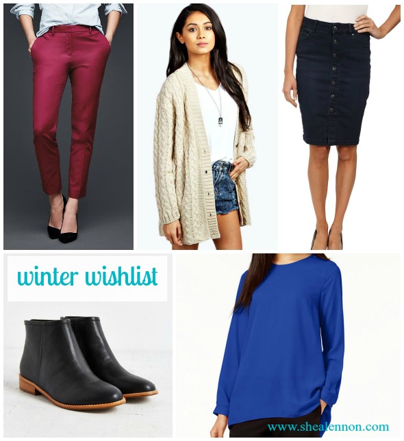 My winter wardrobe wishlist | www.shealennon.com