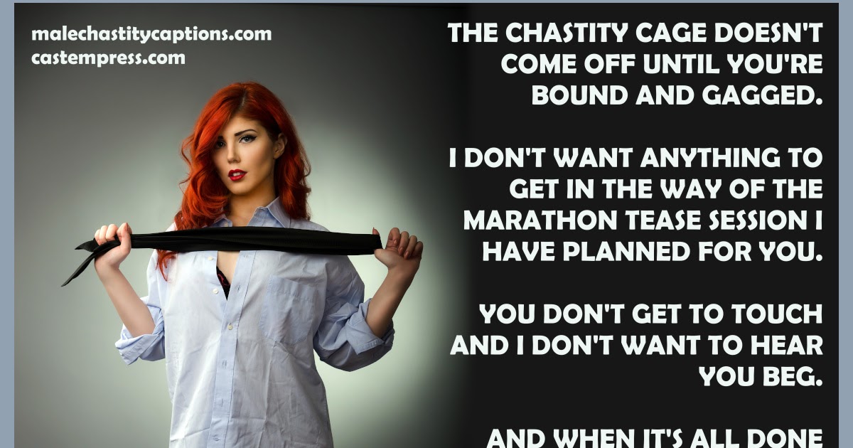 Chastity Captions Gagged Chastity Captions