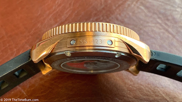 Tsao Baltimore Torsk-Diver bronze, side plate