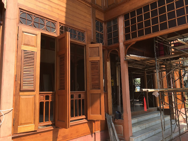 Exterior of Suthaphat House in Phayao, North Thailand