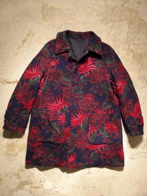 FWK by Engineered Garments "Dk.Navy/Red Wool Floral Jacquard"Fall/Winter 2014 SUNRISE MARKET