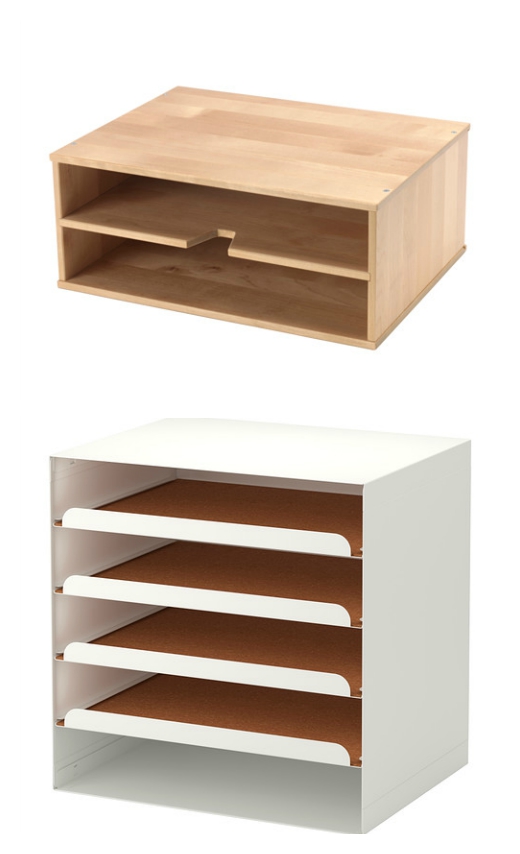 CRAFTY STORAGE: Craft Storage A4 paper | Comparison IKEA Letter Sorters