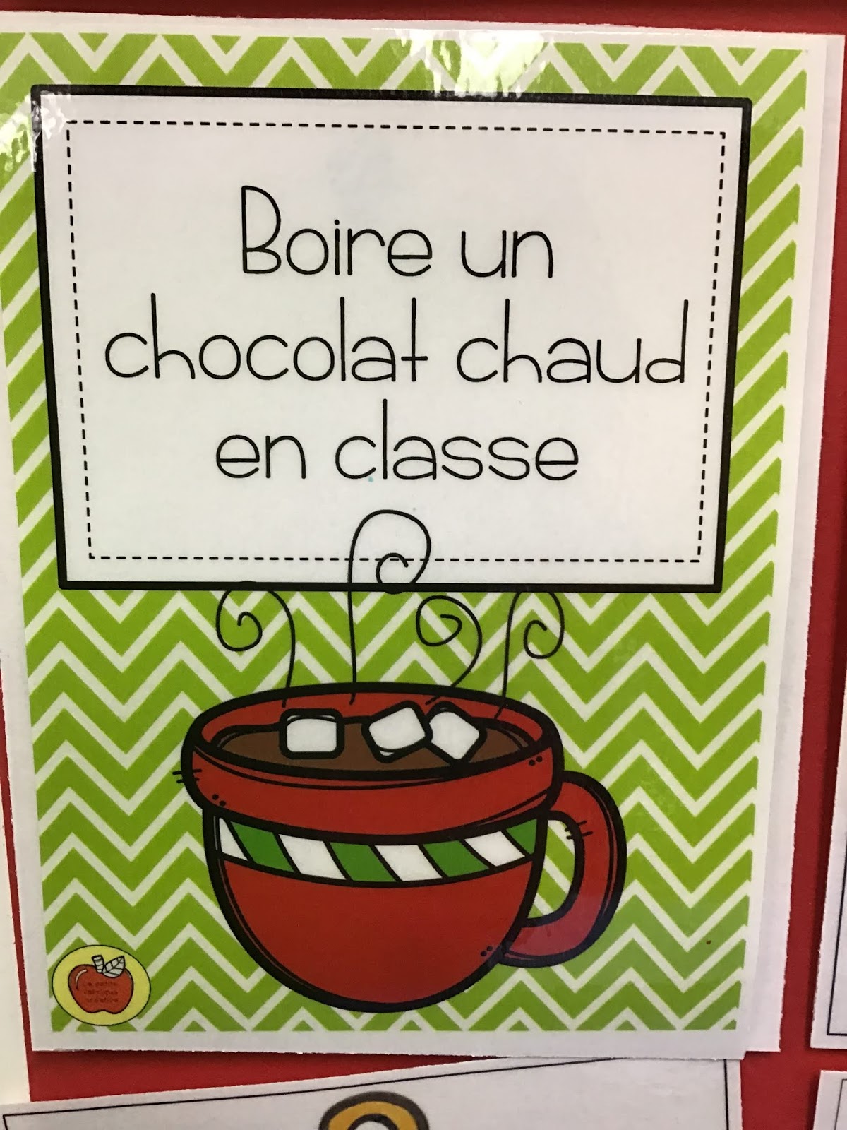 calendrier de l avent chocolat chaud