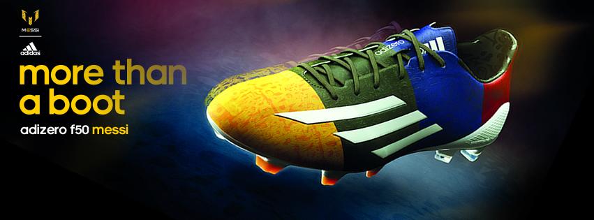 Blaugrana Adidas F50 Adizero Messi Champions League Boot Footy Headlines