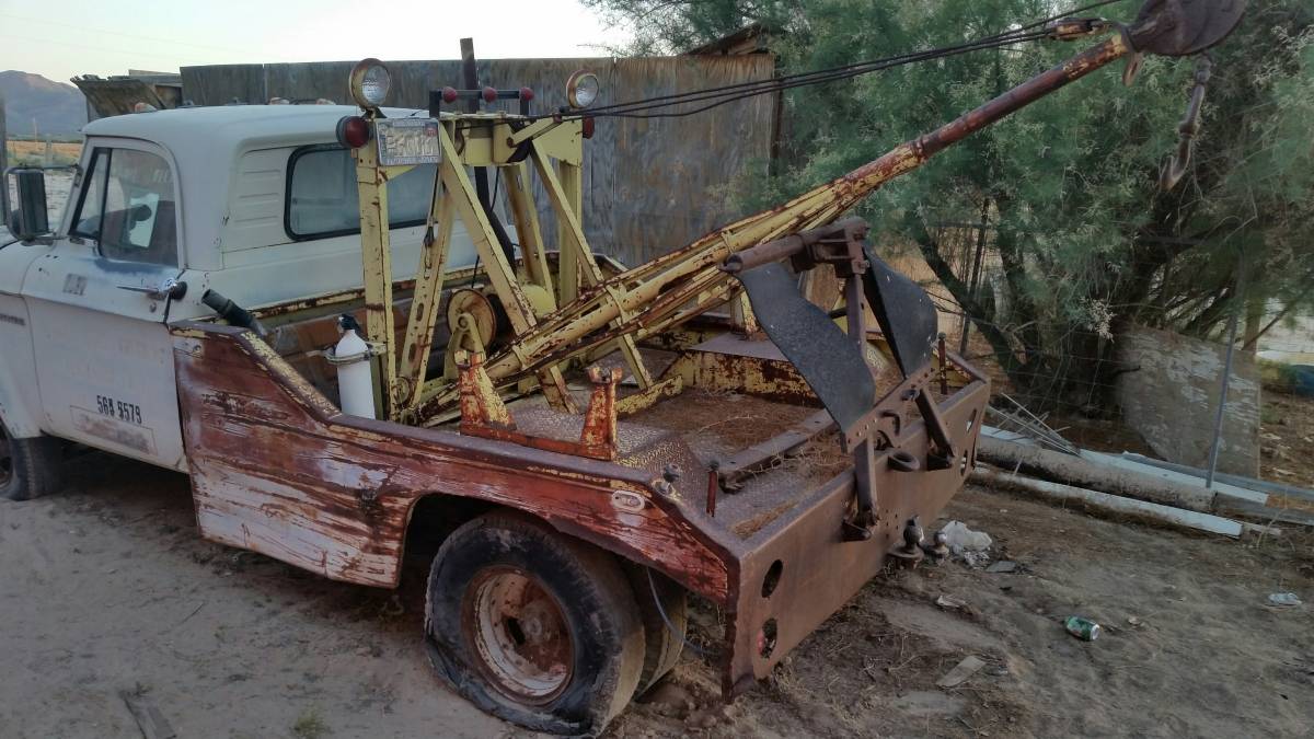 Just A Car Geek 1964 64 Dodge D 300 Wrecker A Piece Of History