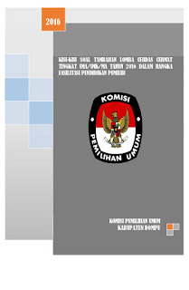 Kumpulan Soal Lomba Cerdas Cermat Tingkat Sma Smk Ma Tahun 2016 Kpu Kabupaten Dompu