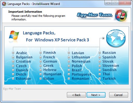 hebrew language pack