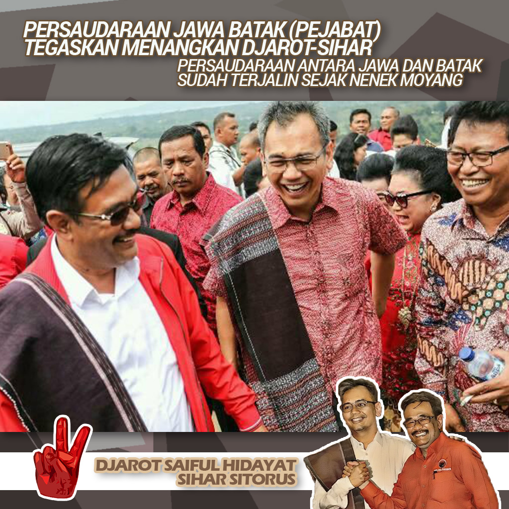 Persaudaraan Jawa Batak Tegaskan Menangkan Djarot-Sihar