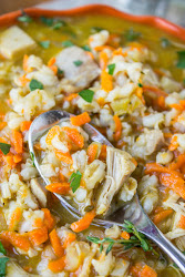 turkey soup barley cooker slow recipes recipe thanksgiving leftover plus leftovers soups honorable charlatan thefoodcharlatan mentions crockpot pressure dinner cooking