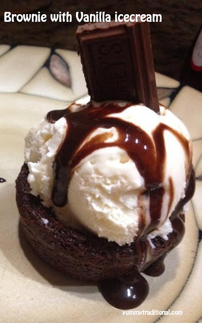 chocolate-brownie-with-vanilla-ice cream-recipe