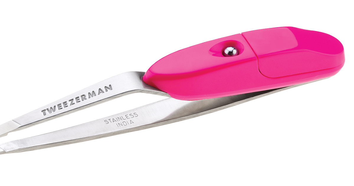 Beauty Tool Find TWEEZERMAN Expertweeze Lighted Slant Tweezer