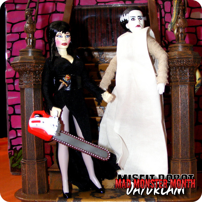 Misfit Robot Daydream Elvira Mistress of the Dark 8 Inch Retro Action