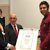 World Book of Records England honours Sandip Soparrkar in London for his contribution in the field of Dance