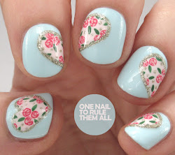 nail glitter hearts valentines floral them valentine rule gel think let know unhas artigo bloglovin