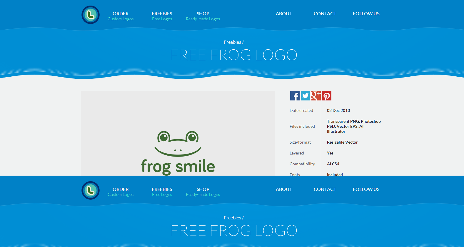 Free Frog Logo