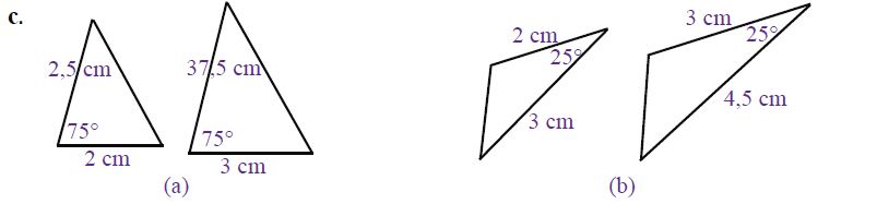 Kesebangunan pada Segitiga dan Contoh Soal Kesebangunan