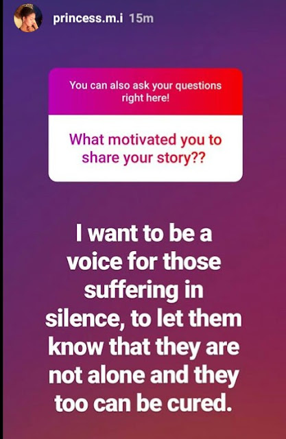 "I want to be a voice to those suffering in silence"- Billionaire Daughter, Meram Indimi opens up about her battle with Depression and Anxiety