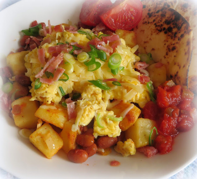 Scrambled Huevos Rancheros Bowls