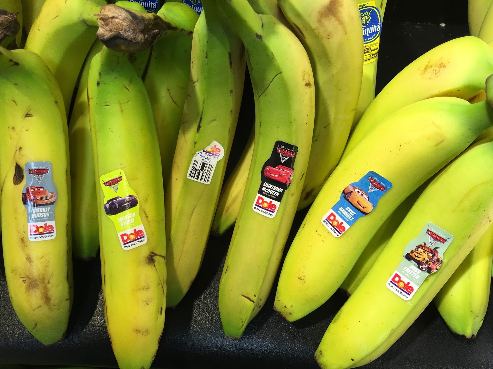disney pixar cars 3 dole bananas 