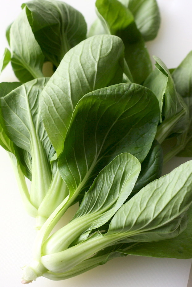 baby bok choy for thai coconut soup