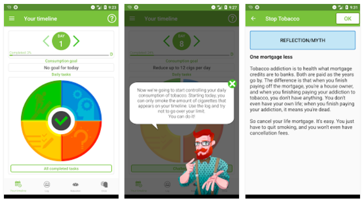 Stop Tobacco Mobile Trainer. Quit Smoking Mobile App