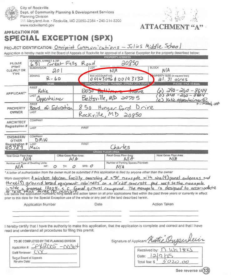 Parents' Coalition of Montgomery County, Maryland How cell towers avoid paying property taxes.