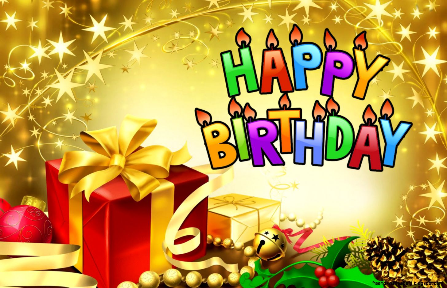 Happy birthday with gift for facebook  Daily pics update  HD
