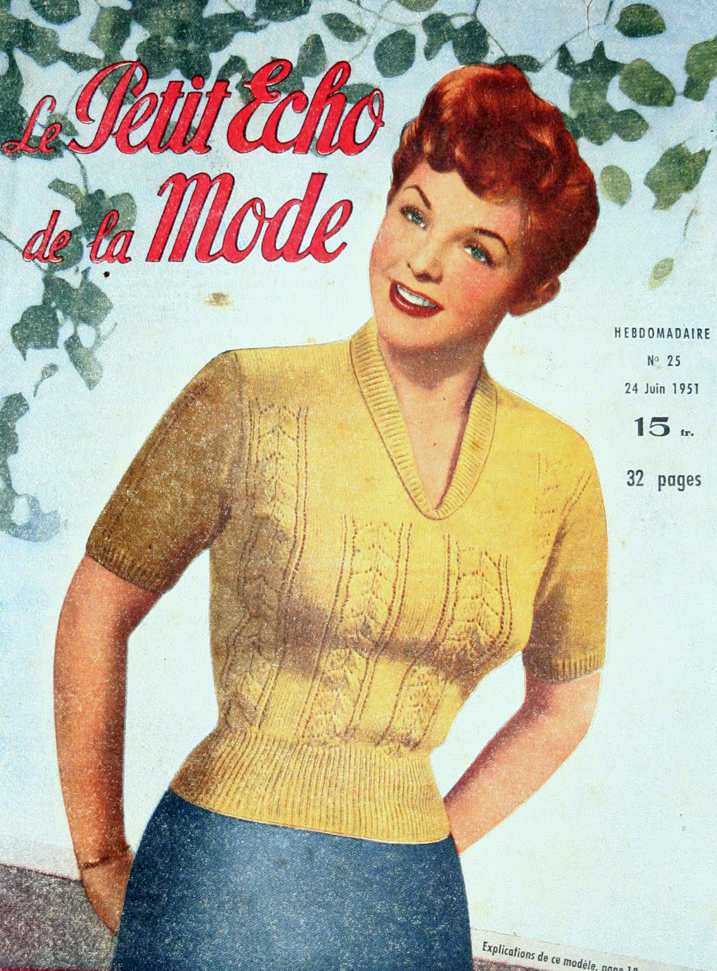 Июнь 1951. Le Knit d'Art album #2.