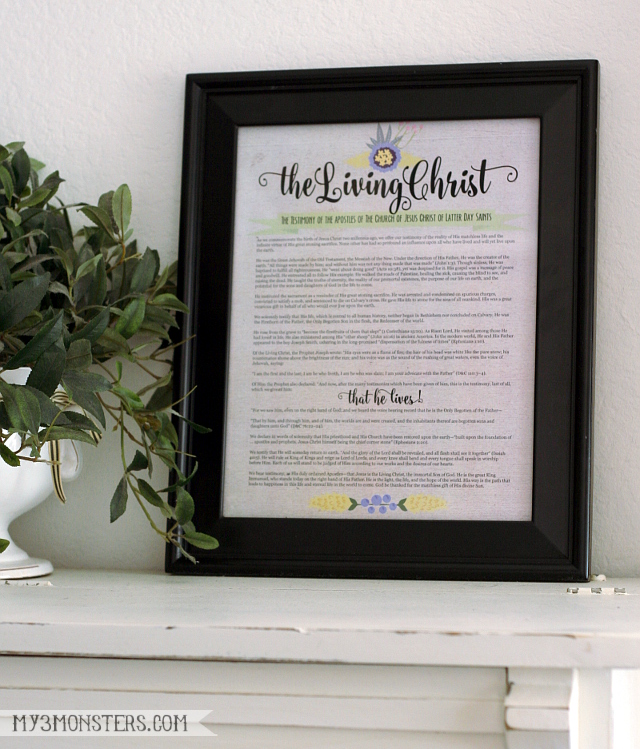 My 3 Monsters: Living Christ Printables for The Living Christ Free Printable