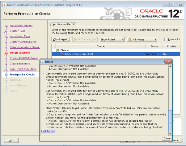 Oracle fail. External Table Oracle 12c.