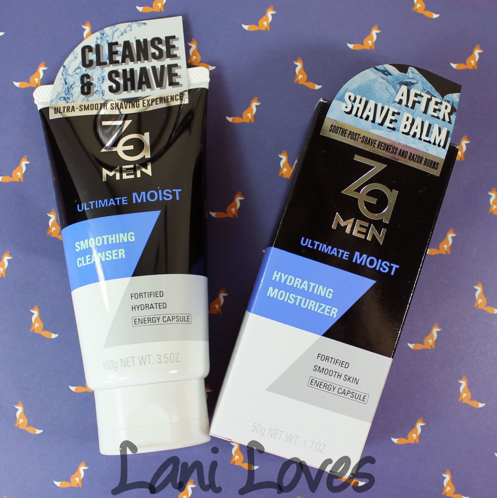 ZA Men Ultimate Moist Smoothing Cleanser and Hydrating Moisturizer review