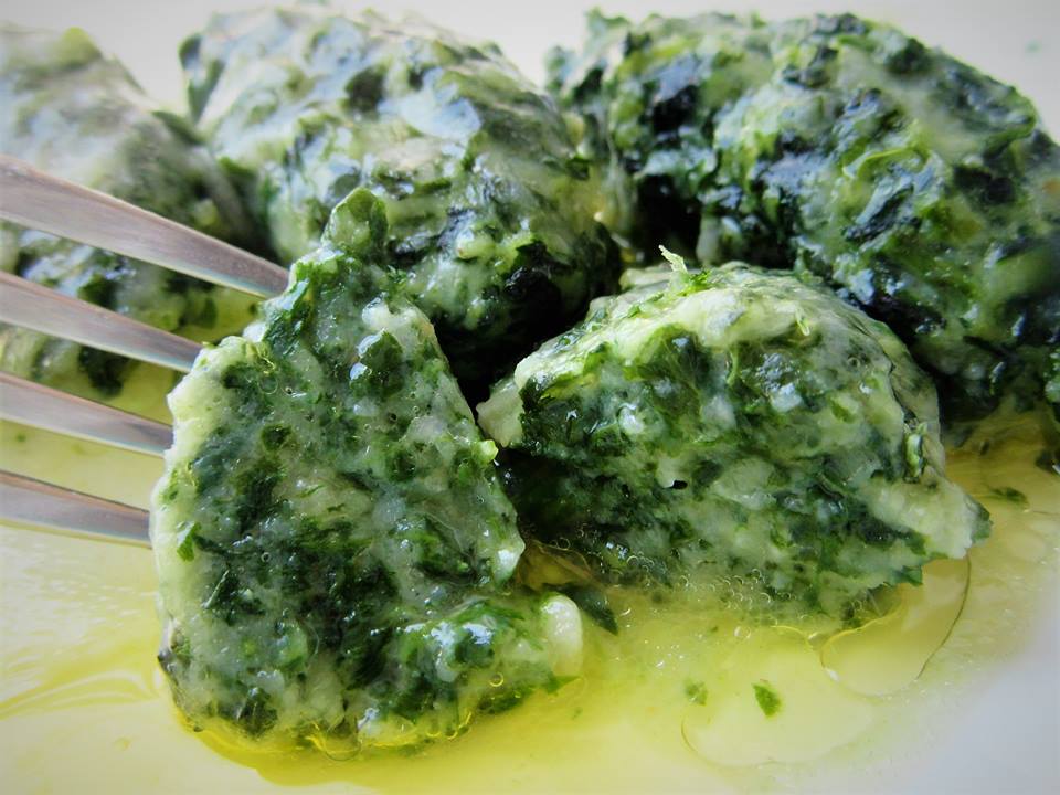 Žličnjaci od špinata / Spinach dumplings