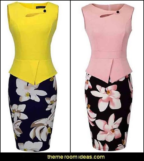 Vintage Elegant Chic Bodycon Formal Sheath Dress Fashion style clothing - cute designs - modern woman dress style - pretty fashion vintage style - fashion boutique - dresses - tops - jackets - party dress - womens clothes - girls clothes - Scarf necklace - decorate yourself Vintage Elegant Chic Bodycon Formal Sheath Dress