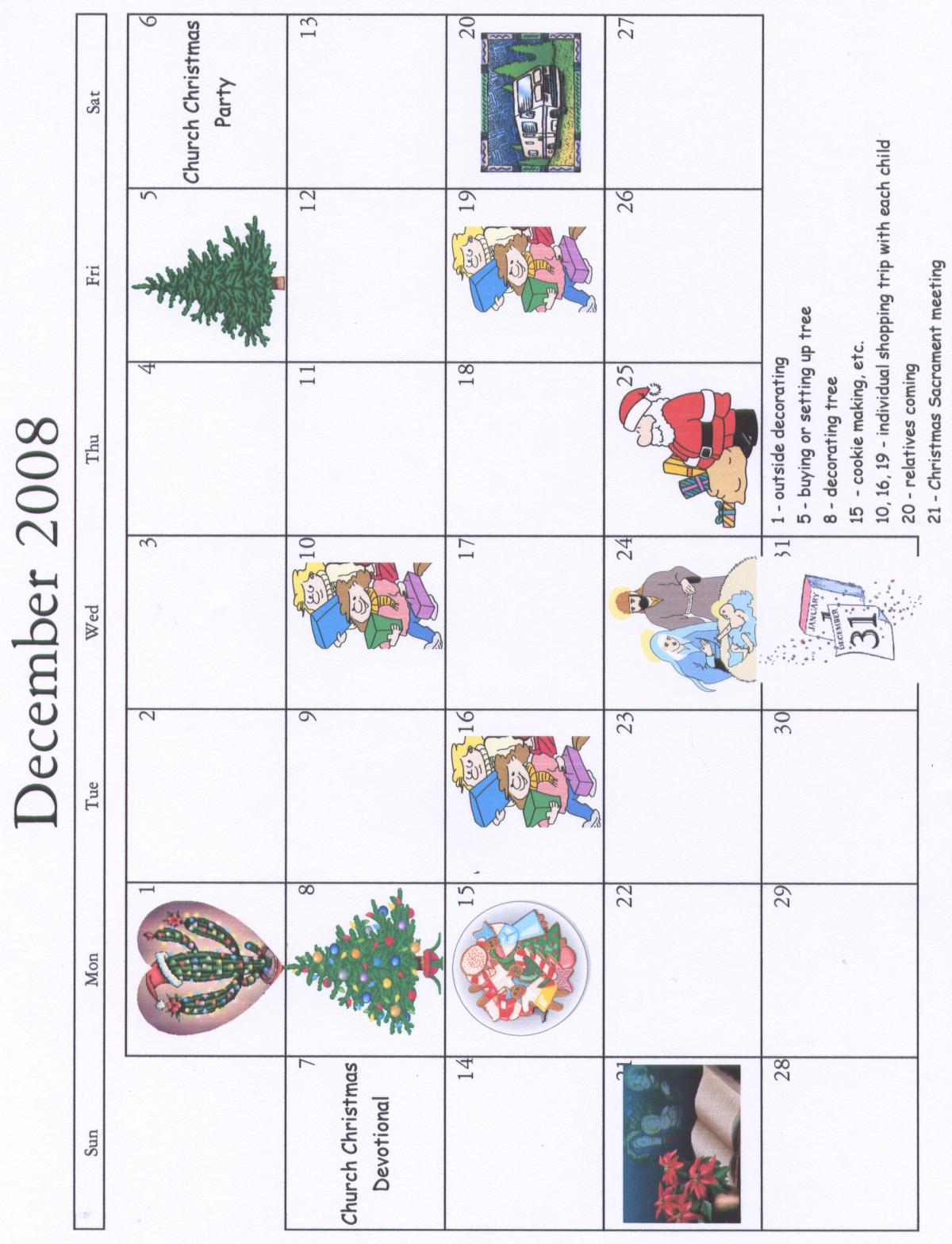 Simply Gail the Creative Cheapskate A Christmas Calendar That Keeps