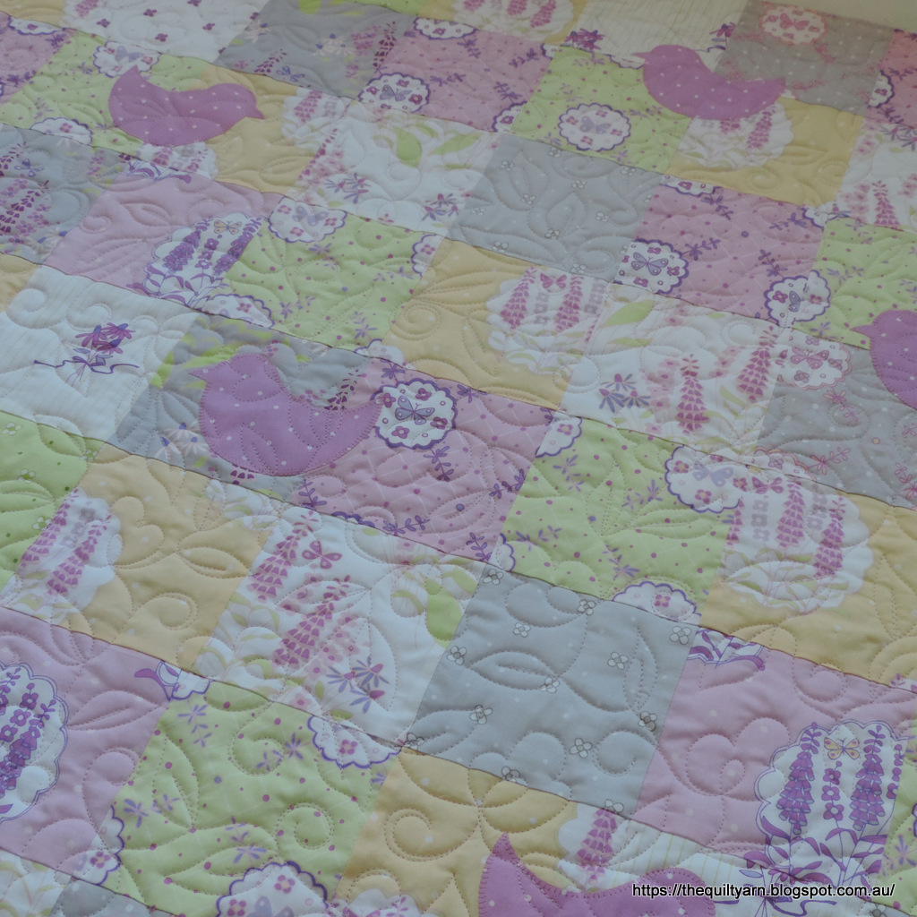 The Quilt Yarn Pastel Baby Quilt Almost Done