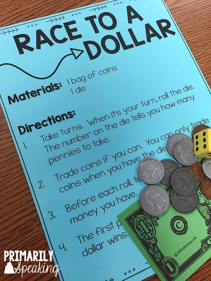 Activities to Practice Counting Coins | Primarily Speaking