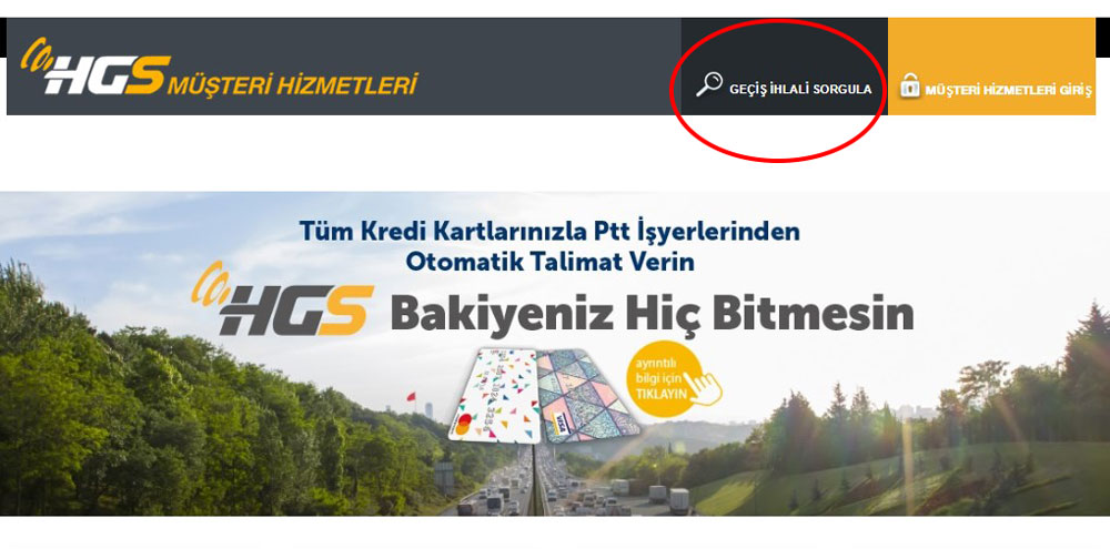 hgs sorgulama yabanci plakalar icin nasil yapilir