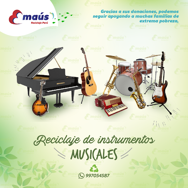 Reciclaje de instrumentos musicales - Emaús Reciclaje Perú