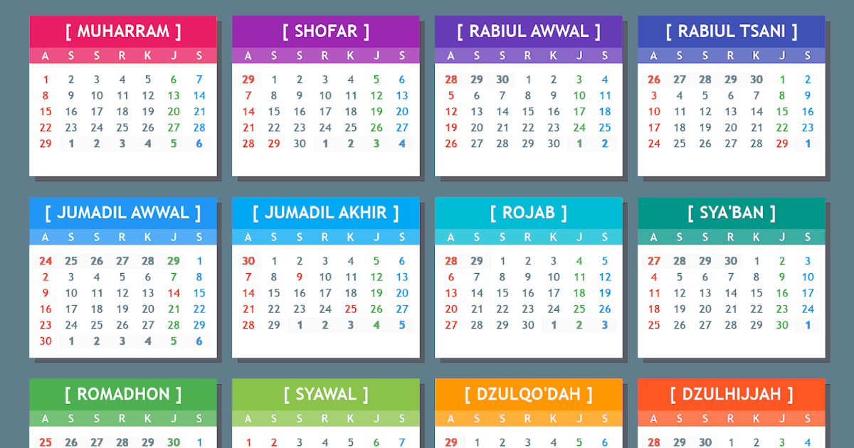 Kalender Hijriyah Online 1433