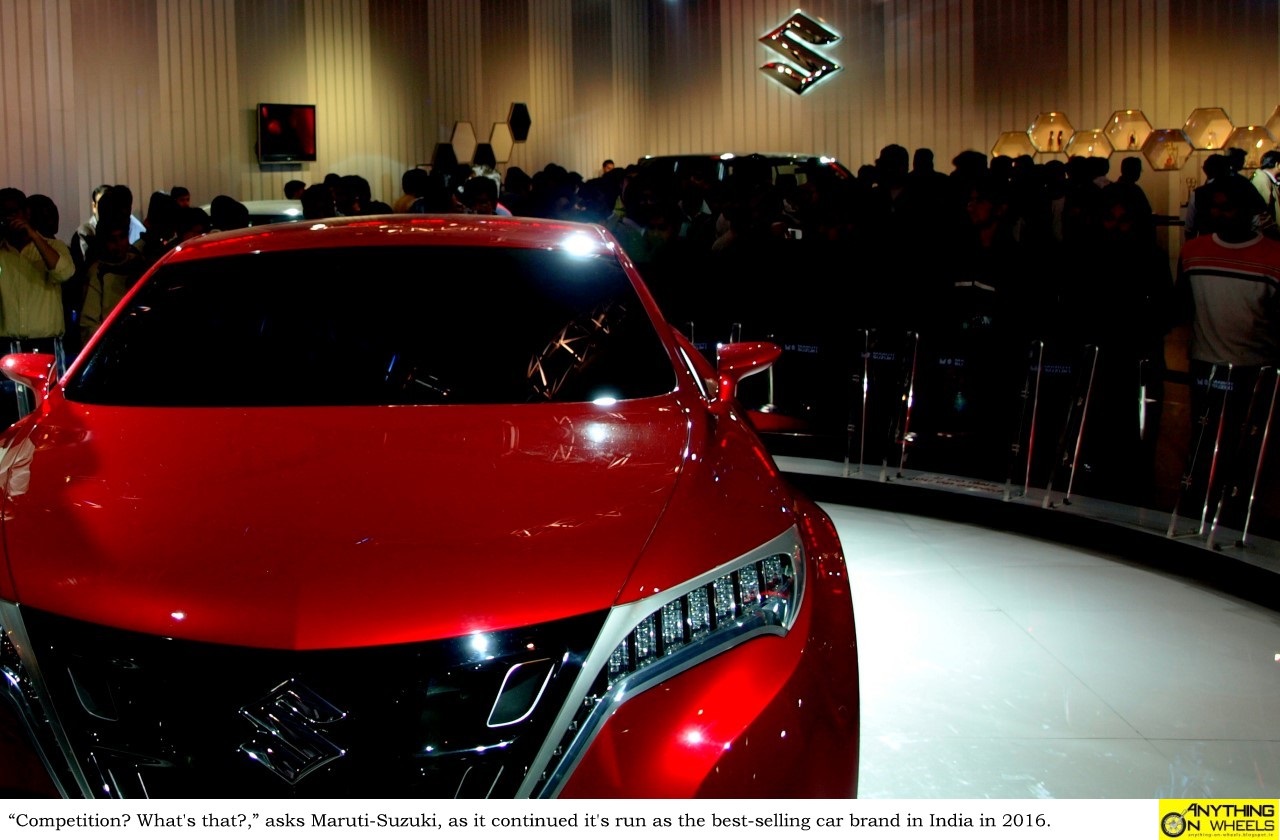 ANYTHING ON WHEELS Top Selling Car Brands in 2016 India